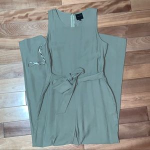 NWT ALEX MARIE Tammy Sleeveless Jumpsuit Green